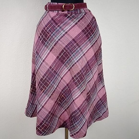 Vintage Stripes Women's Skirt Size 9/10 - Picture 2 of 9